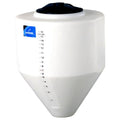 15 Gallon Side Mount Inductor Cone Bottom Tank with 12" Lid & 2" FPT Fitting - 19" Dia. x 24" Hgt.