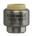1/2" Push-Fit Stainless Steel Cap
