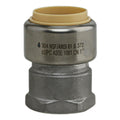 1/2" Push-Fit x 1/2" FPT Stainless Steel Female Adapter
