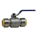 1" Push-Fit x 1" Push-Fit Stainless Steel Ball Valve