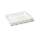 White Polypropylene Multi-Purpose Nesting Laboratory Tray - 18" L x 14" W x 3" Hgt.