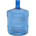 4 Gallon Blue PET One-Way Water Cooler Jug with No Handle & 55mm Neck (Cap Sold Separately)