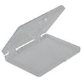 Clear Polystyrene Hinged Box - 2-1/8" L x 1-5/8" W x 1/4" Hgt. (Case of 1000)