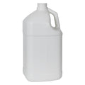 1 Gallon White HDPE Square Jug with 38/400 Neck (Cap Sold Separately)
