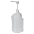 1 Gallon White HDPE Square Jug with 38/400 White Pump