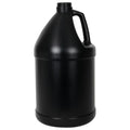 1 Gallon Black HDPE Round Jug with 38/400 Neck (Cap Sold Separately)