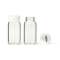 20mL Glass Scintillation Vials with Unattached 22/400 Polypropylene Cap with Pulp Foil Liner - Package of 500
