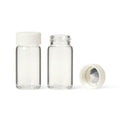 20mL Glass Scintillation Vials with Unattached 24/400 Urea Cap with Cork Foil Liner - Package of 500