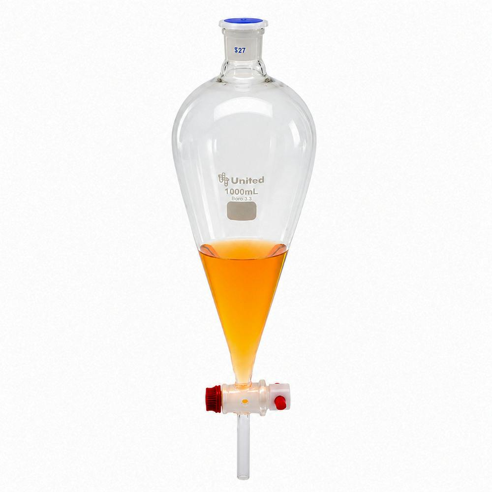 1000mL Glass Separatory Funnel with No. 27 Stopper