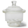 6" Clear Glass Non-Vacuum Desiccator with Clear Base - 0.15 cu. ft.