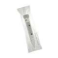 15mL Sterile Clear Polypropylene TotalPure™ Metal-Free Centrifuge Tube with Attached White Screw Cap - Individually Wrapped; Case of 250