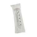 50mL Sterile Clear Polypropylene TotalPure™ Metal-Free Centrifuge Tube with Attached White Screw Cap - Individually Wrapped; Case of 250