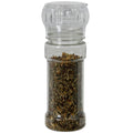 100mL Clear PET (30% PCR Material) Spice Grinder Bottle with 38mm 3-start Neck Elegant Ribbed Grinder