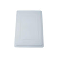 Full Size White Polypropylene Food Storage Container Lid - 26" x 18"