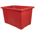190 Gallon/22 Bushel Red LLDPE Rectangular Tamco® Tub Tank - 48-1/2" L x 35-1/2" W x 36-1/4" Hgt.