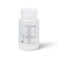 125mL UniStore™ Polypropylene Graduated Wide Mouth Bottles with Label Area & 38/410 Caps - Package of 12