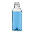 1 oz. Clear PET Modern Round Bottle with 20/410 Neck (Cap Sold Separately)