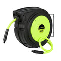 3/8" Flexzilla® Enclosed Retractable Air Hose Reel with 1/4" MNPT Fittings - 50'