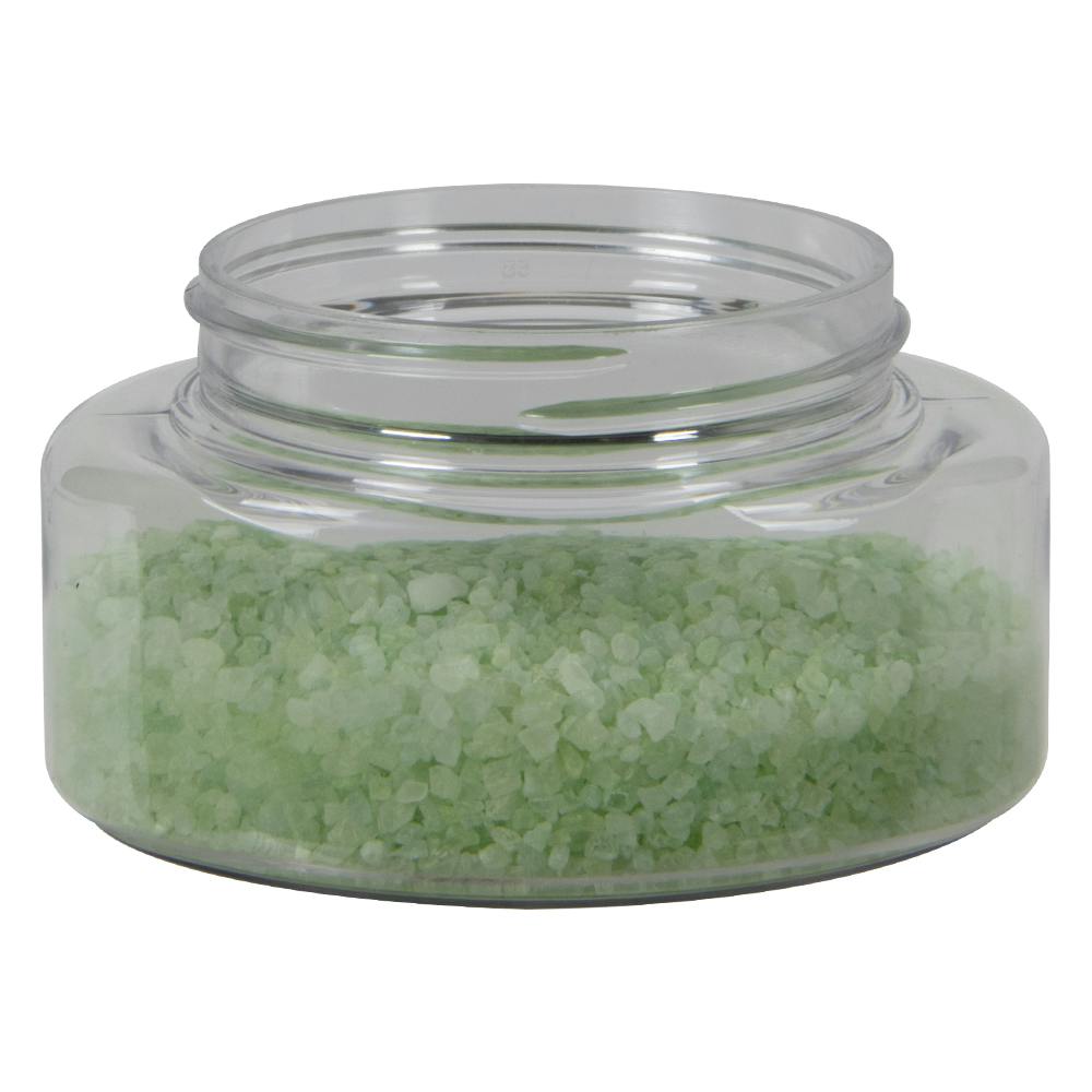 4 oz. Clear PET Squat Oval Jar with 58/400 Neck (Cap Sold Separately)
