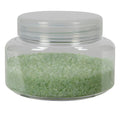 16 oz. Clear PET Squat Oval Jar with 89/400 Natural Smooth Snap-Top Cap