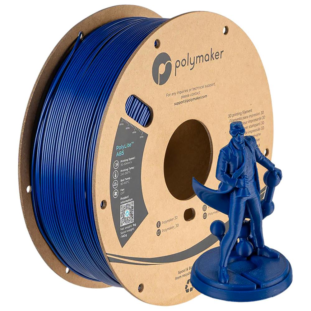 1.75mm Dia. Blue PolyLite™ ABS 3D Printing Filament