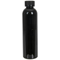 8 oz. Black PET Cosmo Round Bottle with 24/400 Black Ribbed Child-Resistant Cap (CRC) with F217 Liner