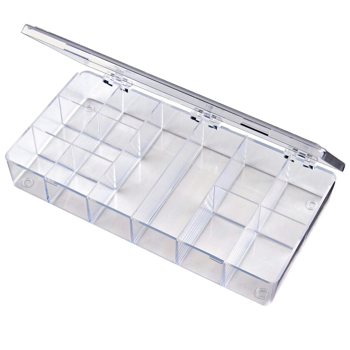 K-Series Box with 12 Compartments (3 Sizes) - 8" L x 4" W x 1-3/16" Hgt.
