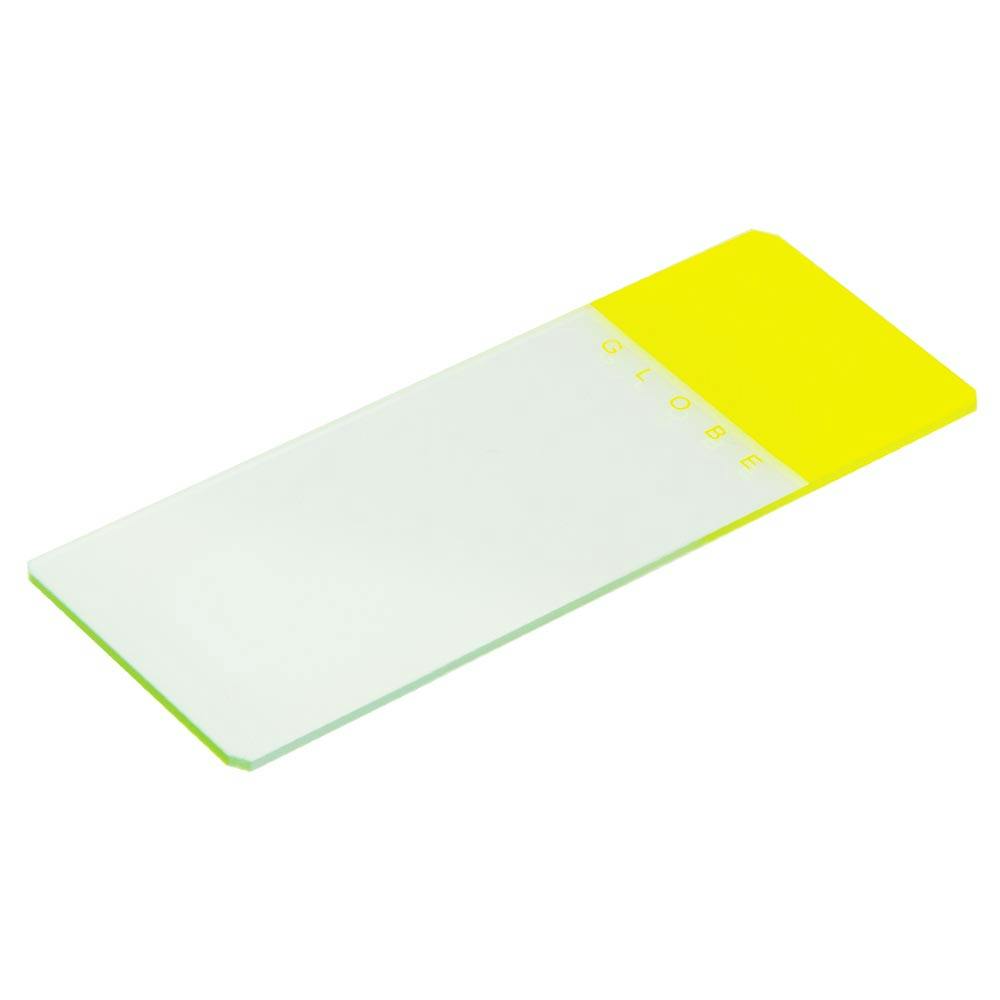 Yellow Frosted Glass Classic Microscope Slide with Ground Edges & Safety Corners - Case of 1440