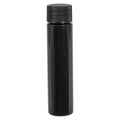 1 oz. Black PET Slim Cylindrical Bottle with 20/410 Black Ribbed Cap with F217 Liner