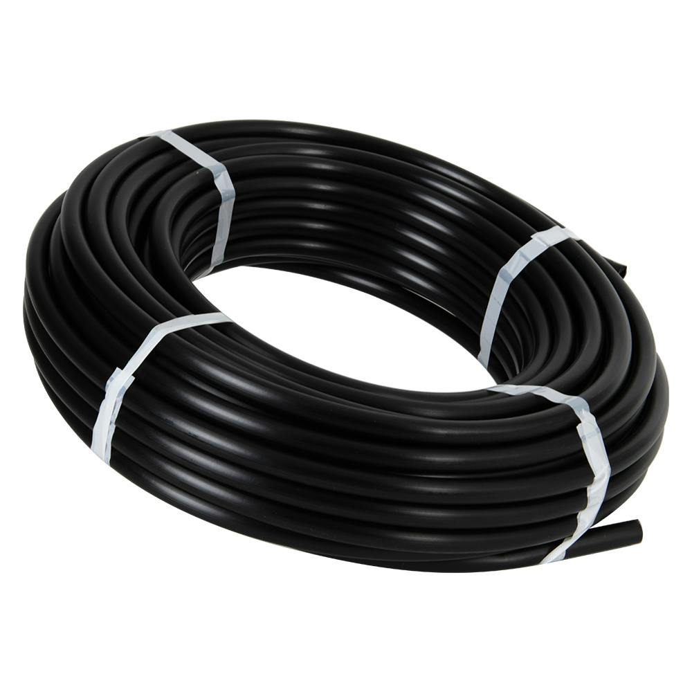 0.170" ID x 1/4" OD x 0.040" Wall Black HDPE NSF 51/61 Tubing - 100' Roll