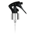 24/410 Silver/Black Mini Trigger Sprayer with 7-3/4" Dip Tube & Locking Ship Clip