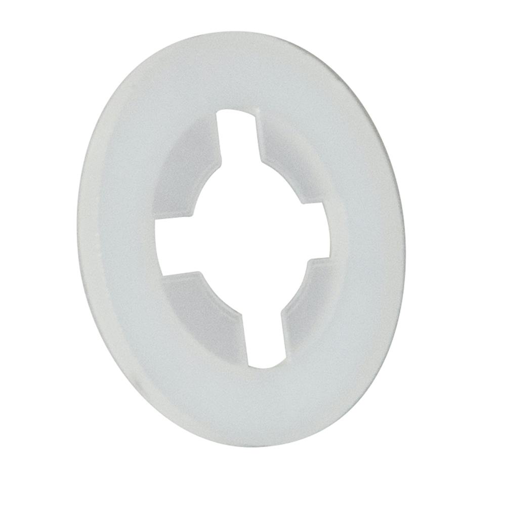0.234" ID x 0.594" OD x 0.032" Thick Natural Nylon Retaining Washer for 1/4" Screw Size - Package of 100