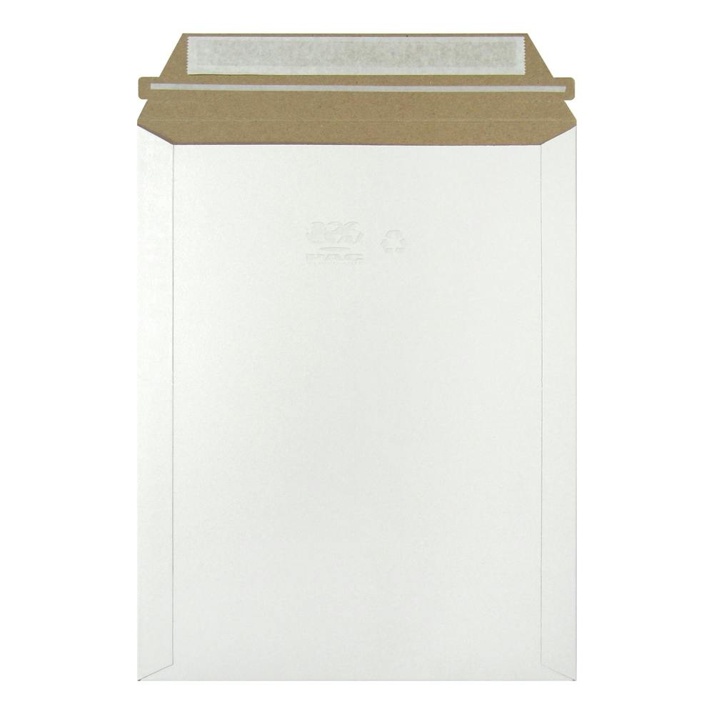 6" W x 8" L White Paperboard Mailjacket® Recyclable Rigid Mailer - Case of 100