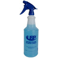 32 oz. Natural HDPE USP Premium Graduated Carafe Spray Bottle with 28/400 Blue Model 300ES™ Trigger Sprayer