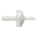 3/16" Hose Barb x 1/8" Hose Barb Natural Nylon Reducing Check Valve with Neoprene Diaphragm