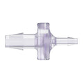 1/4" Hose Barb x 1/8" Hose Barb Gamma Stable Natural Polycarbonate Reducing Check Valve with Silicone Diaphragm