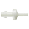 3/8" Hose Barb x 3/16" Hose Barb Natural Nylon Reducing Check Valve with Silicone Diaphragm