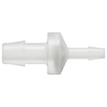 3/8" Hose Barb x 3/16" Hose Barb Natural Kynar® Reducing Check Valve with Viton™ Diaphragm