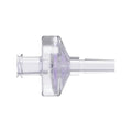 Female x Slip Male Gamma Stable Natural Polycarbonate Luer Check Valve with Silicone Diaphragm