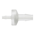 1/8" Hose Barb x 1/4" Hose Barb Natural Kynar® Enlarging Check Valve with Viton™ Diaphragm