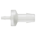1/8" Hose Barb x 3/8" Hose Barb Natural Kynar® Enlarging Check Valve with Viton™ Diaphragm