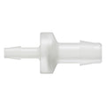 3/16" Hose Barb x 3/8" Hose Barb Natural Kynar® Enlarging Check Valve with Viton™ Diaphragm
