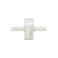 1/8" Hose Barb x 1/8" Hose Barb Natural Nylon Inline Filter with HDPE 90-130 Micron Screen