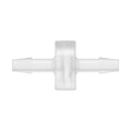 3/16" Hose Barb x 3/16" Hose Barb Natural Polypropylene Inline Filter with HDPE 45-90 Micron Screen