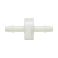 3/16" Hose Barb x 3/16" Hose Barb Natural Nylon Inline Filter with HDPE 90-130 Micron Screen