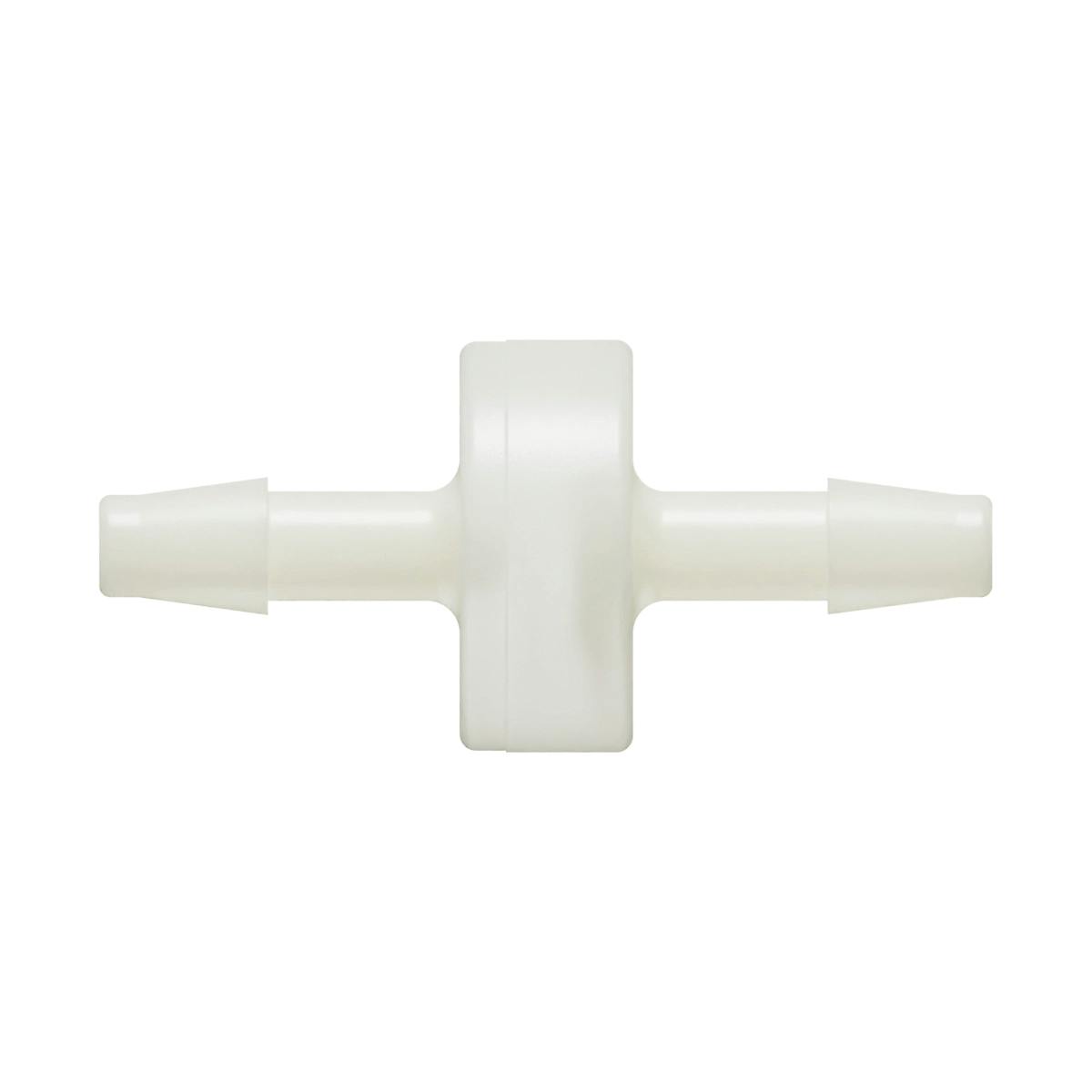 3/16" Hose Barb x 3/16" Hose Barb Natural Nylon Inline Filter with HDPE 90-130 Micron Screen