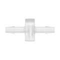 3/16" Hose Barb x 3/16" Hose Barb Natural Polypropylene Inline Filter with HDPE 90-130 Micron Screen