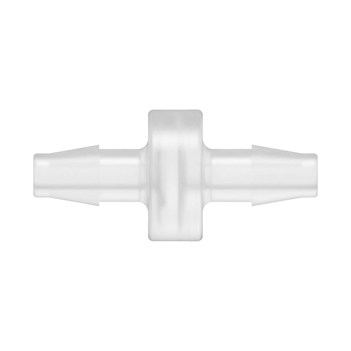 1/4" Hose Barb x 1/4" Hose Barb Natural Polypropylene Inline Filter with HDPE 45-90 Micron Screen