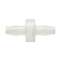 1/4" Hose Barb x 1/4" Hose Barb Natural Nylon Inline Filter with HDPE 90-130 Micron Screen