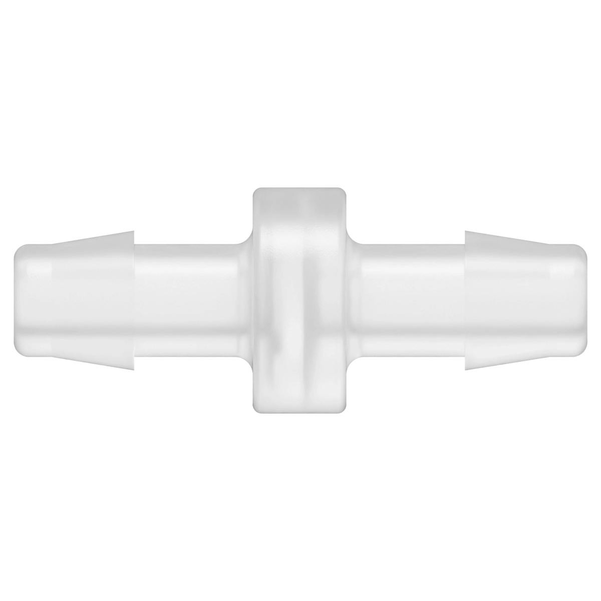 3/8" Hose Barb x 3/8" Hose Barb Natural Polypropylene Inline Filter with HDPE 90-130 Micron Screen